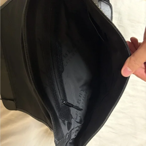 Burberry Black Messenger Bag - Picture 3 of 5